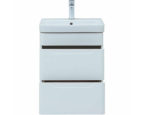 Тумба под раковину Aquanet София 50 274171 подвесная Белый глянец