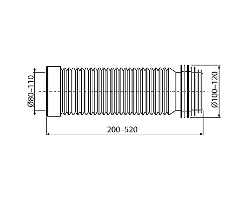 Фановая труба Koller Pool GPU200-520 80/110x100/120 Фановая труба Koller Pool GPU200-520 80/110x100/120