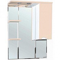 Зеркало со шкафом Bellezza Эйфория 80 R 4619113001079 с подсветкой Бежевое