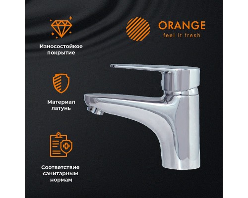 Смеситель для раковины Orange Otto с гигиеническим душем Хром