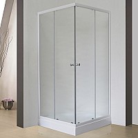 Душевой уголок Royal Bath HPD 75х75 RB75HPD-C без поддона профиль Белый стекло матовое