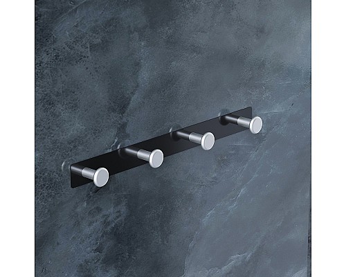 Вешалка для полотенец Damixa Jupiter DA7735900 Черный Хром