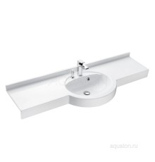 Раковина Отель 5/150 белая с навесами Aquaton