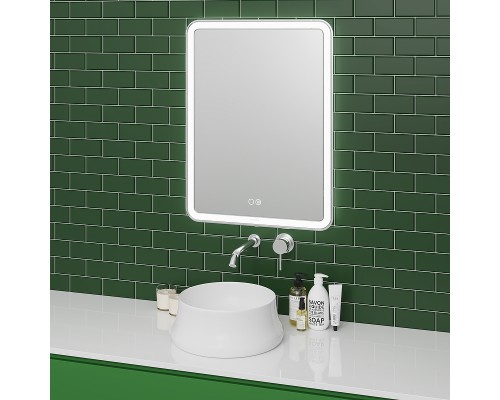 Зеркало Grossman Leo 60 166080 с подсветкой с сенсорным выключателем и подогревом