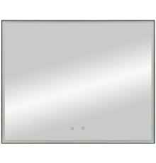 Зеркало Art&Max Arezzo AM-Are-1000-800-DS-FC-H-Nero с подсветкой с сенсорным выключателем Черное