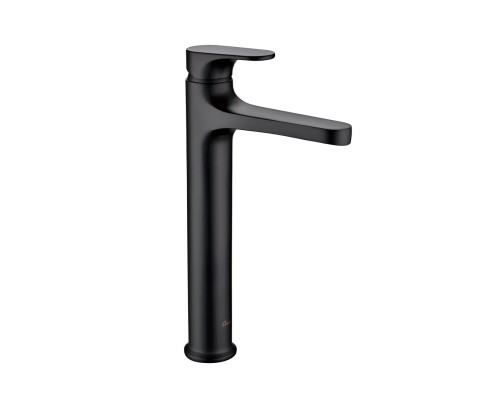 Смеситель для умывальника высокий Boheme Spectre черный матовый