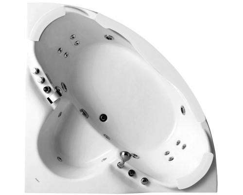 Акриловая ванна Gemy G9025-II B 155х155 с гидромассажем