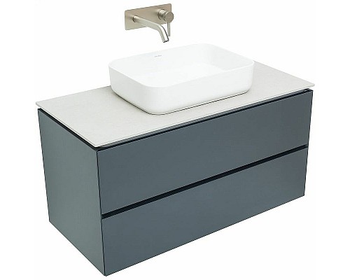 Тумба под раковину Allen Brau Infinity 100 1.21003.AM подвесная Антрацит матовый