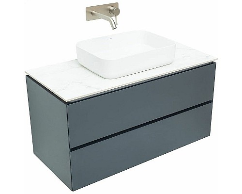 Тумба под раковину Allen Brau Infinity 100 1.21003.AM подвесная Антрацит матовый