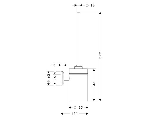 Ершик Hansgrohe Logis Classic 41632000 хром