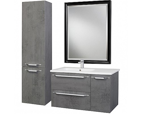 Шкаф пенал Bellezza Луиджи 35 L 4629204182426 подвесной Серый