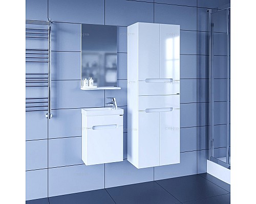 Тумба под раковину СанТа Лондон 40 224017 подвесная Белая