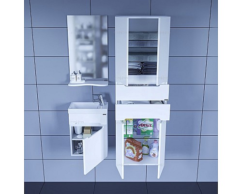 Тумба под раковину СанТа Лондон 40 224017 подвесная Белая