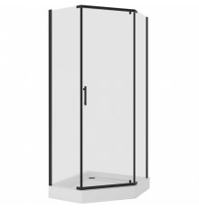 Душевой уголок Niagara Nova NG-6805-08 BLACK 90х90 профиль Черный стекло прозрачное