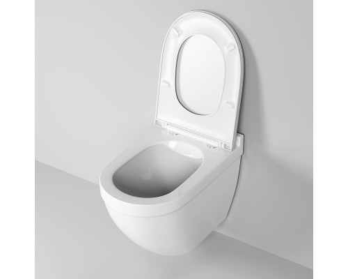 Унитаз Grossman GR-4483S подвесной Белый глянец с сиденьем Микролифт