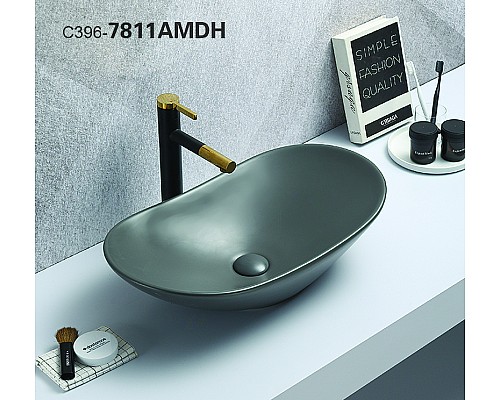 Раковина-чаша CeramaLux 61 7811AMDH-2 Серая