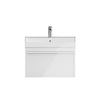 Тумба Kerama Marazzi MODULA подвесная 70 с ящиком 1+1, белая глянцевая