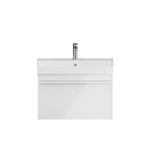 Тумба Kerama Marazzi MODULA подвесная 70 с ящиком 1+1, белая глянцевая