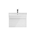 Тумба Kerama Marazzi MODULA подвесная 70 с ящиком 1+1, белая глянцевая