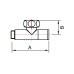 ВЕНТИЛЬ ЗАПОРНЫЙ УГЛОВОЙ КОЛП 1" x 1/2" г/ш