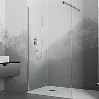 Душевая перегородка RGW Walk In WA-001 120 351000112-11 профиль Хром стекло прозрачное