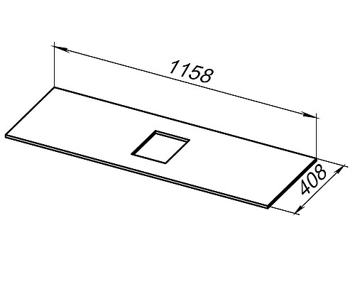 Столешница под раковину Allen Brau Priority 120 1.31012.B Бежевая