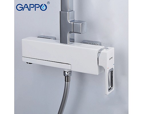 Душевая система Gappo G17-8 G2417-8 Белая Хром Душевая система Gappo G17-8 G2417-8 Белая Хром