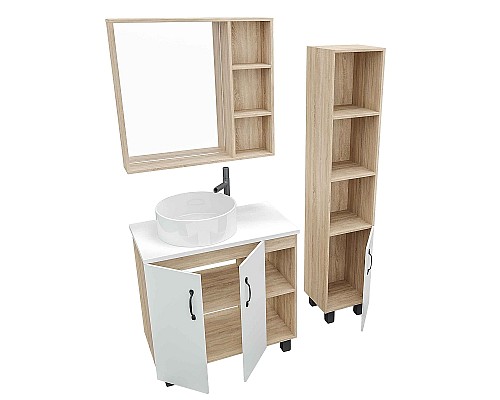 Столешница под раковину Grossman Флай 80 508001 Белая