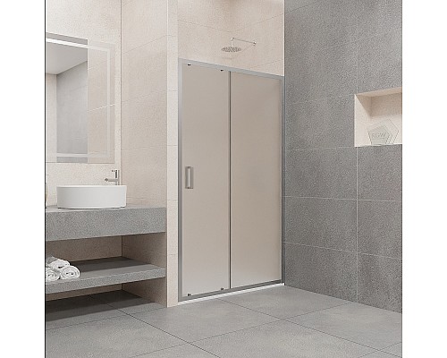 Душевая дверь RGW Passage PA-016 130 350801613-21 профиль Хром стекло матовое-сатинат