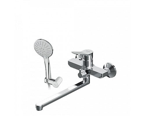 Смеситель для ванны и душа излив 300 мм, душевой набор, хром, AM.PM X-Joy F85A95000 170 мм