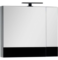 Зеркало-шкаф Aquanet Верона 75 черный