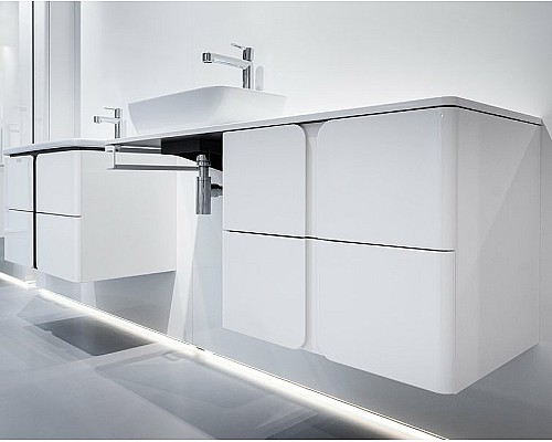 Столешница под раковину Ravak Balance 120 X000001372 Белый блестящий лак Столешница под раковину Ravak Balance 120 X000001372 Белый блестящий лак