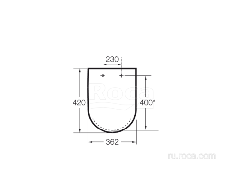 Крышка для чаши Roca Meridian Soft Close 8012AC00B