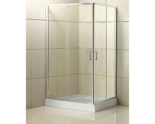 Душевой уголок BelBagno Uno 90х70 UNO-195-AH-2-90/70-C-Cr профиль Хром стекло прозрачное