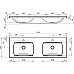 Раковина Ravak Classic II 130 XJX01113000 двойная Белая