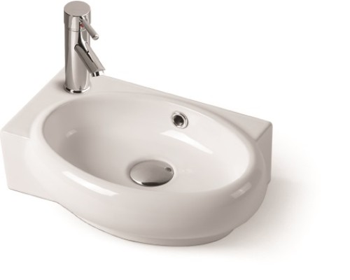 Раковина керамическая накладная и подвесная SantiLine SL-2022R