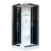 Душевая кабина Royal Bath HP 80х80 стекло прозрачное задняя стенка Черная