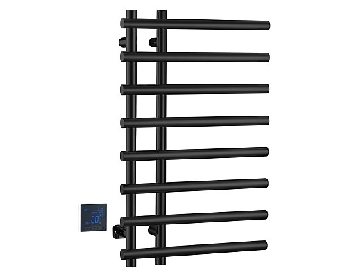 Полотенцесушитель электрический круглый сухой BLACK