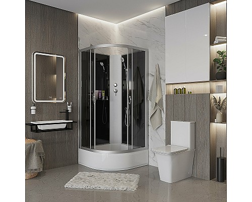 Душевая кабина Niagara Classic 100x100 NG-3502-14BK без гидромассажа