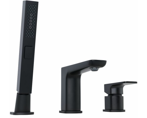 Смеситель на борт ванны Allen Brau Infinity 5.21008-31 Черный матовый