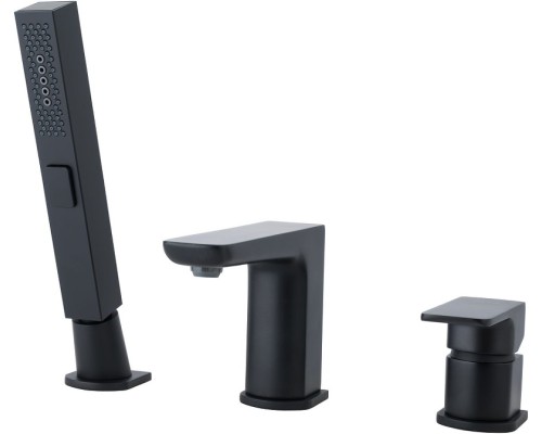 Смеситель на борт ванны Allen Brau Infinity 5.21008-31 Черный матовый