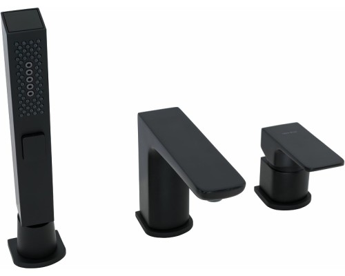 Смеситель на борт ванны Allen Brau Infinity 5.21008-31 Черный матовый