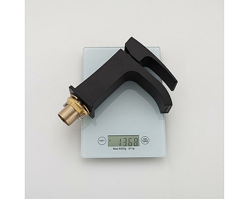 Смеситель для раковины Gappo G07-6 G1007-6 Черный матовый