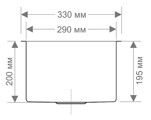 Кухонная мойка Seaman Eco Marino SME-330.A Нержавеющая сталь
