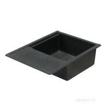 Мойка для кухни Делия 65 графит Aquaton