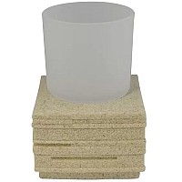Стакан для зубных щеток Ridder Brick 22150111 Бежевый