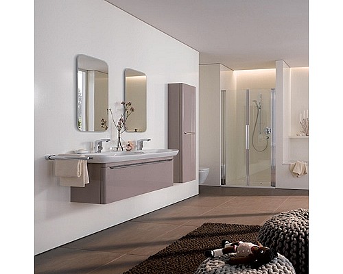 Шкаф пенал Geberit myDay 40 824001000 подвесной Какао с молоком