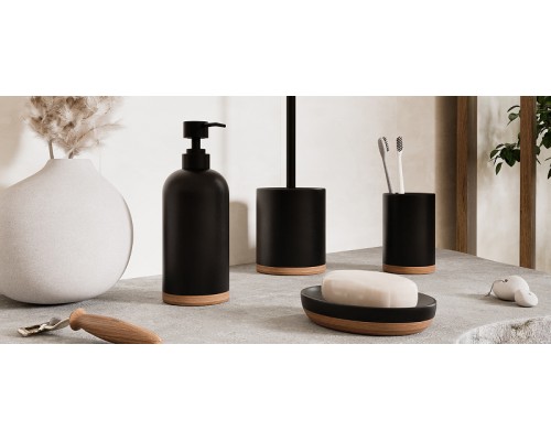 Ершик для унитаза WasserKRAFT Vils K-6127 Черный