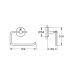 Держатель туалетной бумаги Grohe BauCosmopolitan Хром