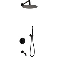 Душевая система RGW Shower Panels SP-55B Черная матовая